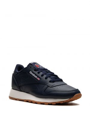 Leder sneaker Reebok Classic Leather blau