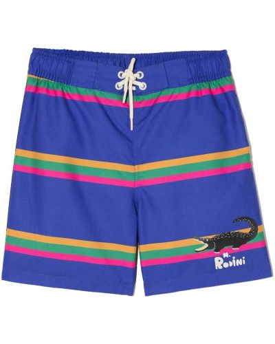 Trykt shorts for jenter Mini Rodini blå