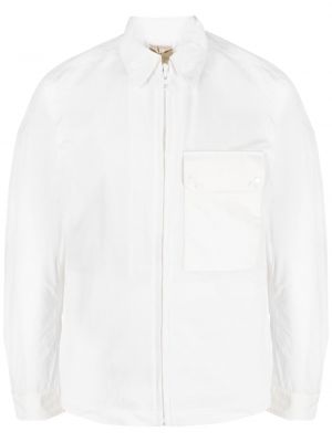 Риза с цип Ten C бяло