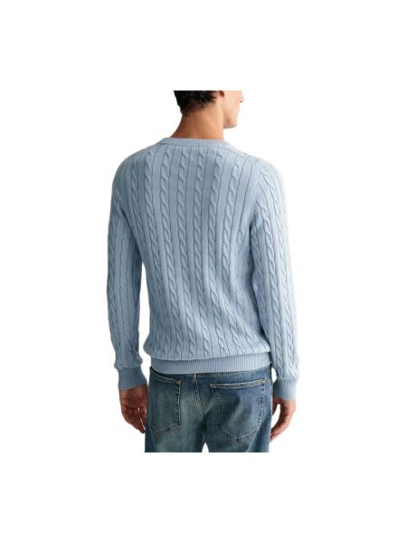 Suéter de cuello redondo Gant azul