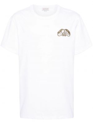 T-shirt Alexander Mcqueen blanc
