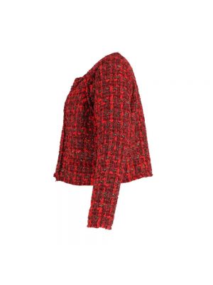 Chaqueta de lana de tweed Iro rojo