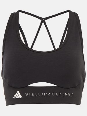 Спортен сутиен Adidas By Stella Mccartney черно