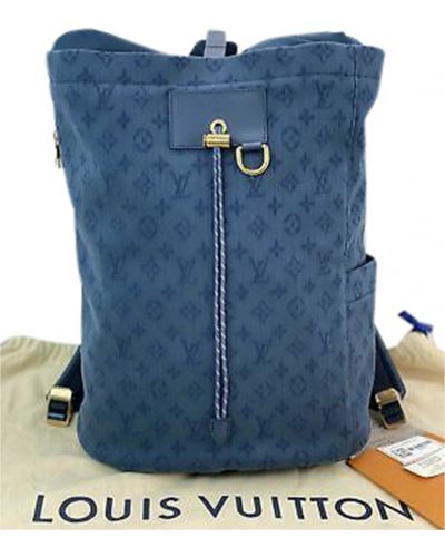 Niebieski plecak Louis Vuitton