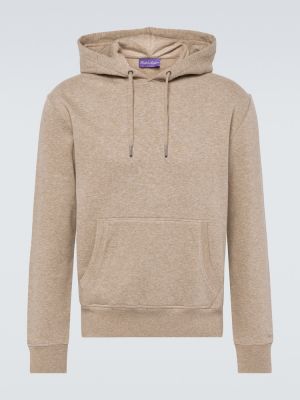 Pamučna hoodie s kapuljačom Ralph Lauren Purple Label