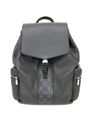 Czarny plecak skórzany Louis Vuitton Vintage