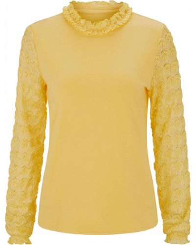 T-shirt a maniche lunghe Linea Tesini By Heine giallo