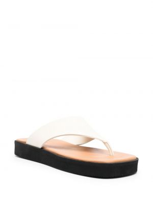 Leder sandale By Malene Birger weiß
