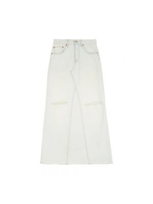 Biała długa spódnica Mm6 Maison Margiela