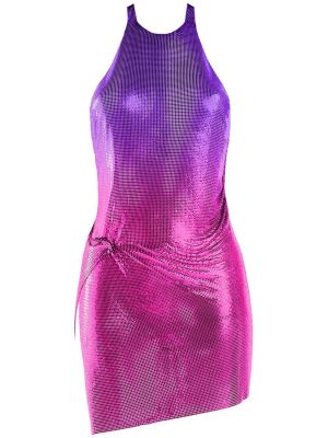 Asymetrické mini šaty se síťovinou Fannie Schiavoni