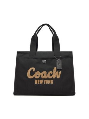 Nákupná taška Coach čierna