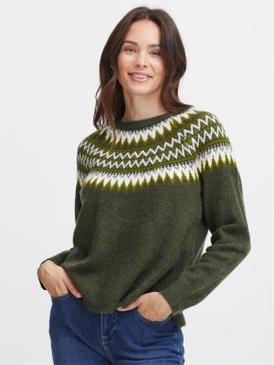 Zielony sweter Fransa