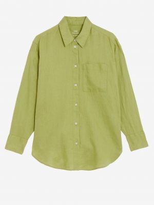Košile Marks & Spencer zelená