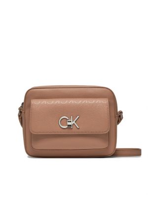 Taška přes rameno Calvin Klein růžová