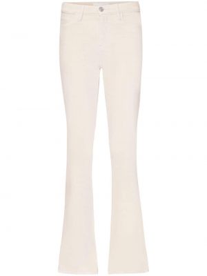 Sametové kalhoty Frame bílé