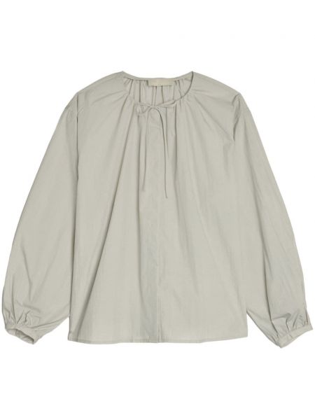 Памучна блуза Amomento сиво