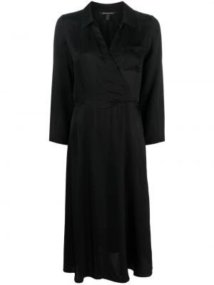 Midi šaty Armani Exchange čierna
