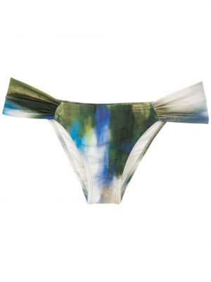 Drapírozott absztrakt mintás bikini nyomtatás Lenny Niemeyer