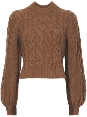 Вълнен пуловер от мерино вълна с кръгло деколте Proenza Schouler White Label