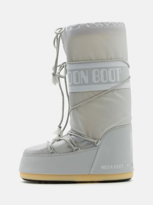 Серые зимние ботинки Moon Boot