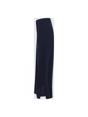 Pantalones de cachemir con estampado de cachemira Lisa Yang azul