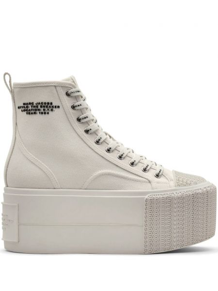 Βαμβακερά sneakers Marc Jacobs λευκό