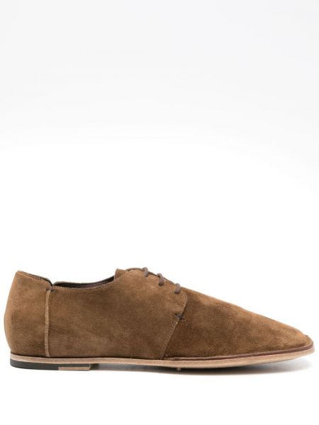 Zomšinės oksfordo batai Vic Matié ruda