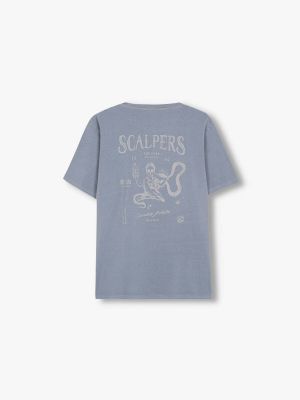 Tričko Scalpers sivá