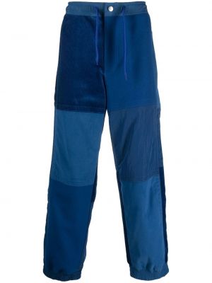 Pantaloni cu picior drept Emporio Armani albastru