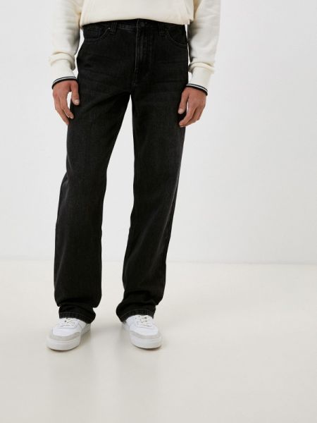 Черные прямые джинсы Mossmore