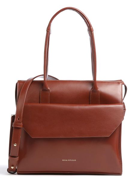 Кожаная сумка Royal Republiq коричневая