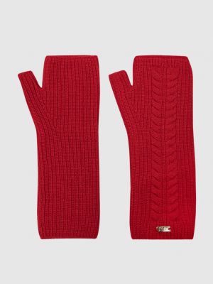 Червоні вовняні рукавички Herno