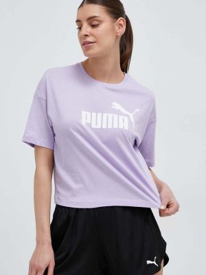 Тениска Puma виолетово