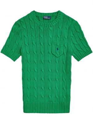 Bavlnená bavlnená šiltovka s výšivkou Polo Ralph Lauren zelená