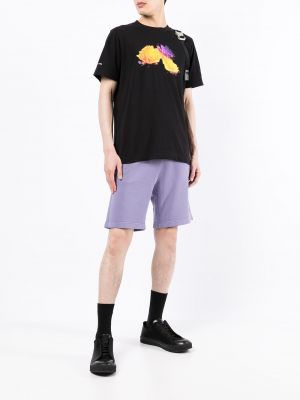 Shorts de sport à imprimé 1017 Alyx 9sm violet