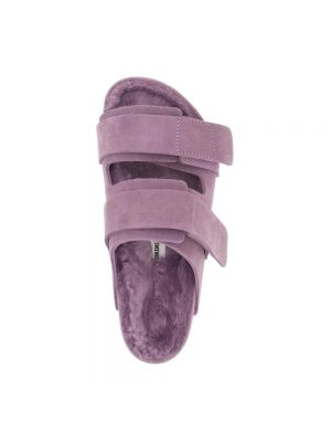 Calzado de ante Birkenstock violeta