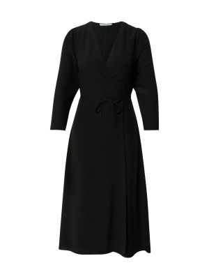 Миди рокля Samsøe Samsøe черно