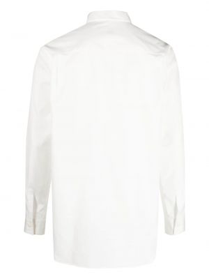 Koszula bawełniana Bally biała