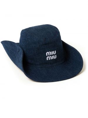 Mustriline müts Miu Miu