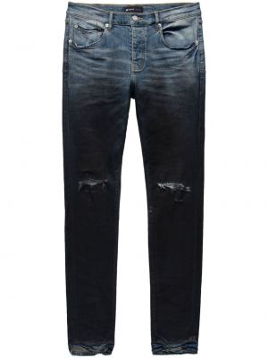 Skinny džíny s nízkým pasem s přechodem barev Purple Brand