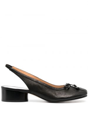 Pumpar med remmar med rosetter med slingback Maison Margiela svart