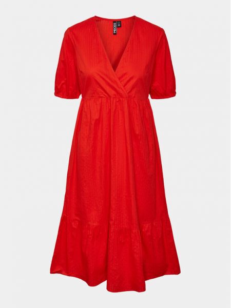 Sukienka Pieces czerwona