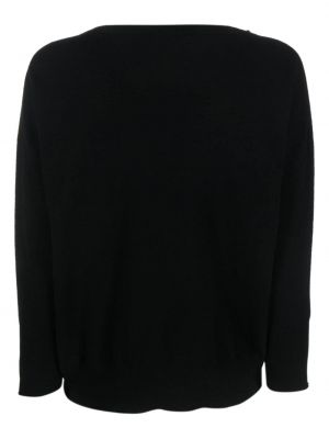 Sweter wełniany Zanone czarny