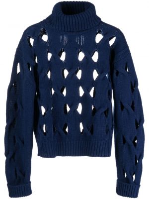 Sweter Federica Tosi niebieski