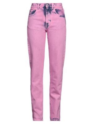 Jeans di cotone Gcds rosa
