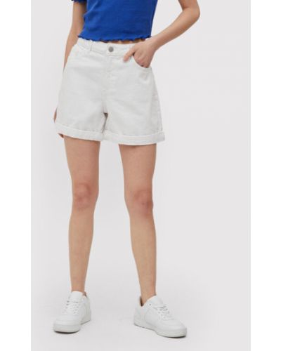 Shorts en jean large Vila blanc
