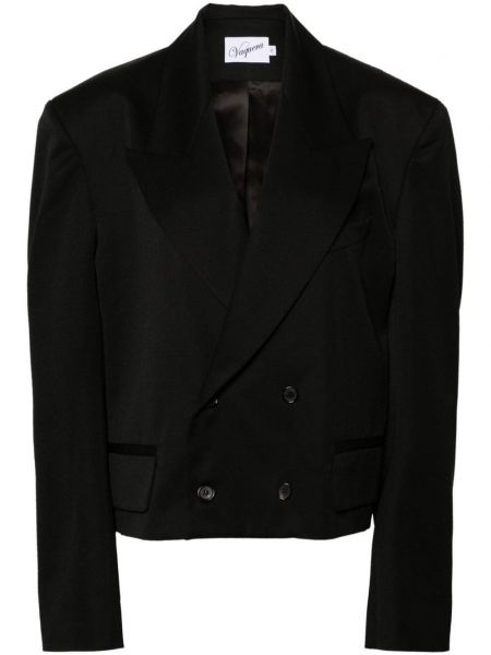 Dobbeltradet blazer Vaquera sort