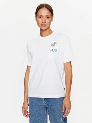 Majica s džepovima Vans bijela