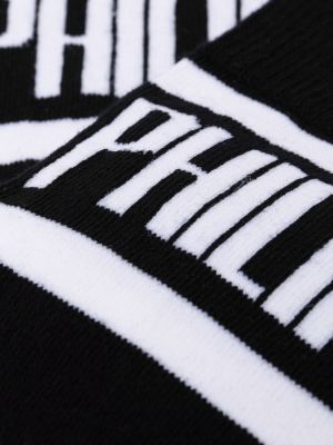 Chaussettes à imprimé Philipp Plein noir