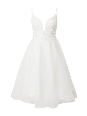 Koktel haljina Laona bijela